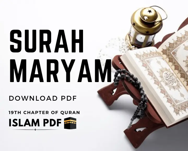 Download Surah Maryam PDF | Read Amazing Miracles of Prophets