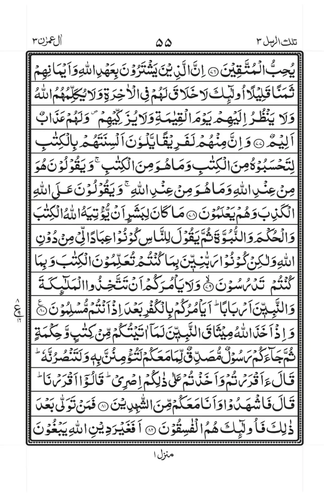 Surah Al Imran PDF 10