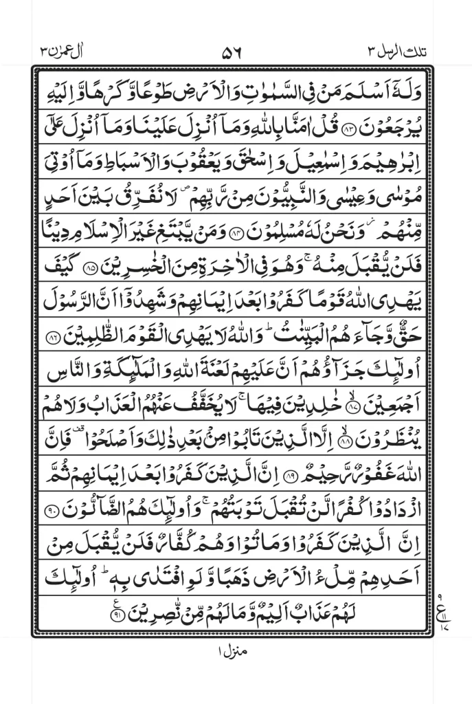 Surah Al Imran PDF 11