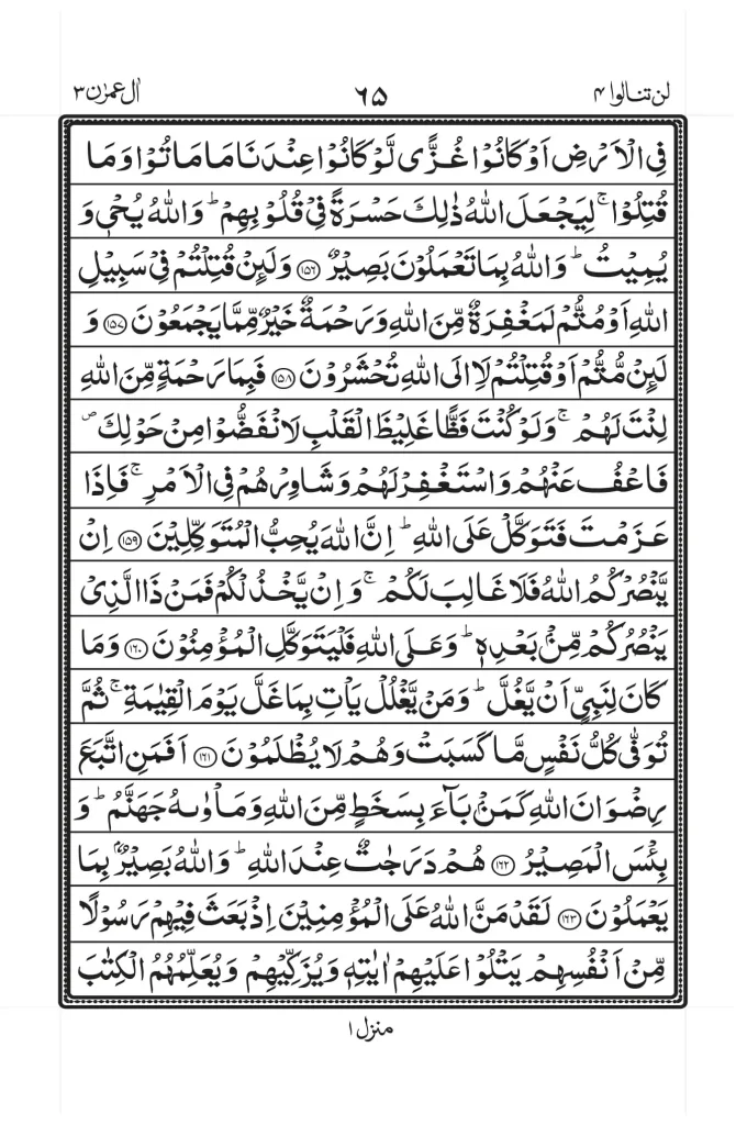 Surah Al Imran PDF 20