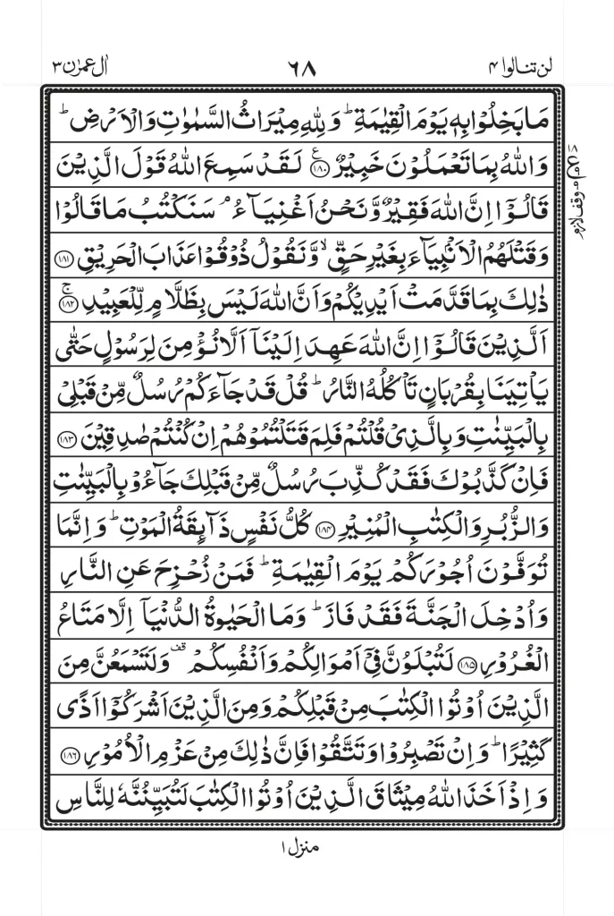 Surah Al Imran PDF 23