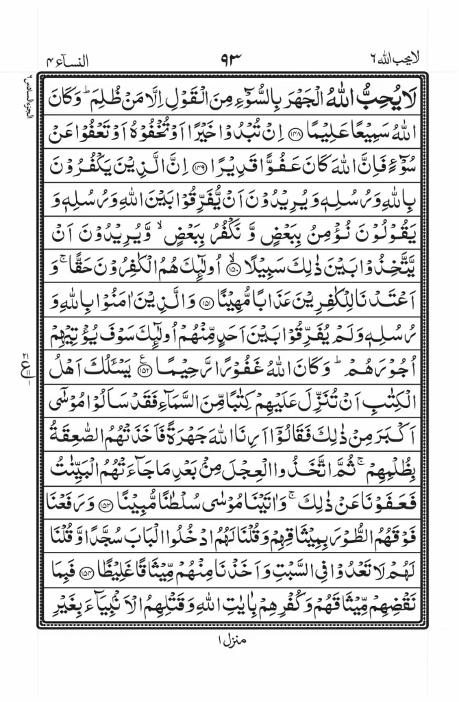 Surah Nisa PDF Read Online 24