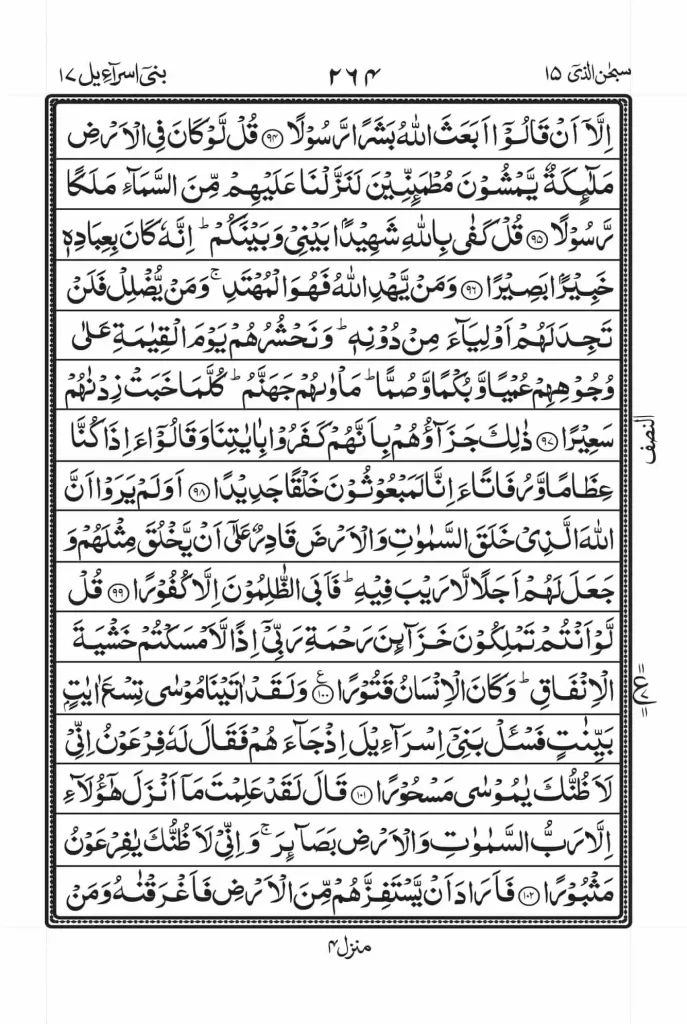 Surah Isra Read Online 10
