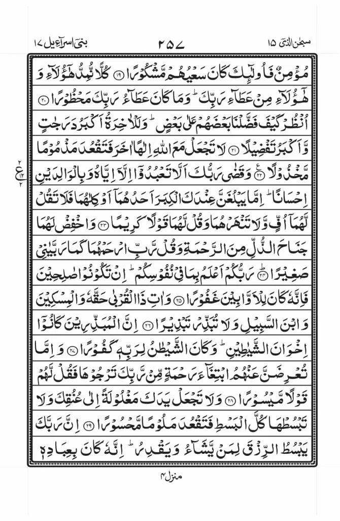 Surah Isra Read Online 3