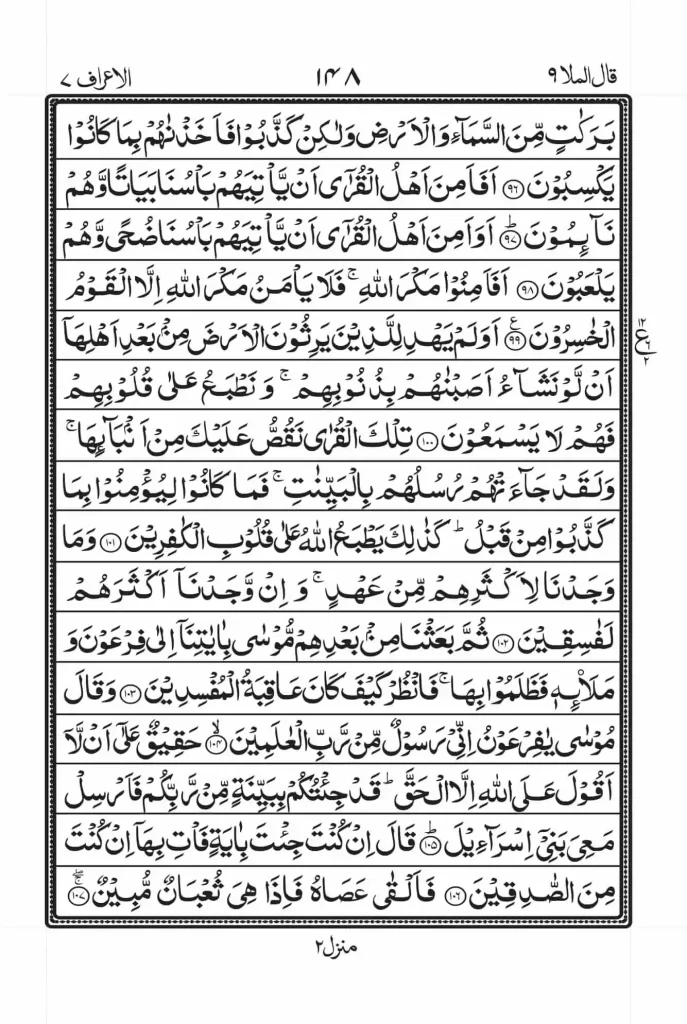 Surah Araf Read Online 12