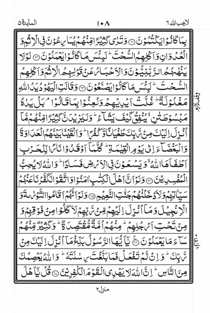 Surah Maidah Read Online 12