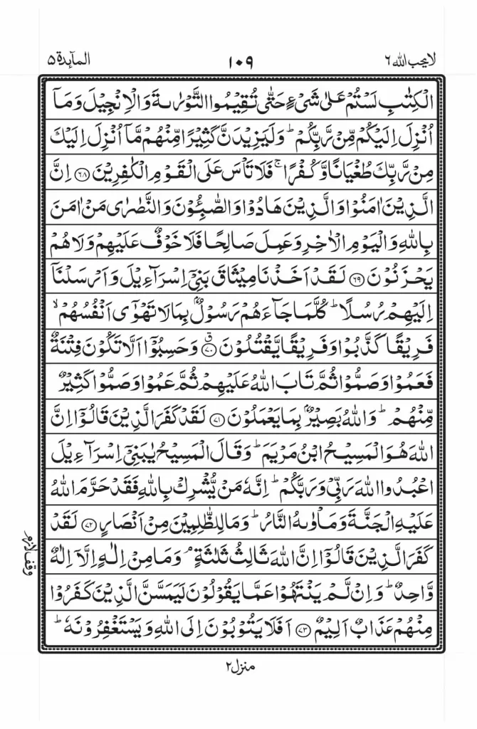 Surah Maidah Read Online 13