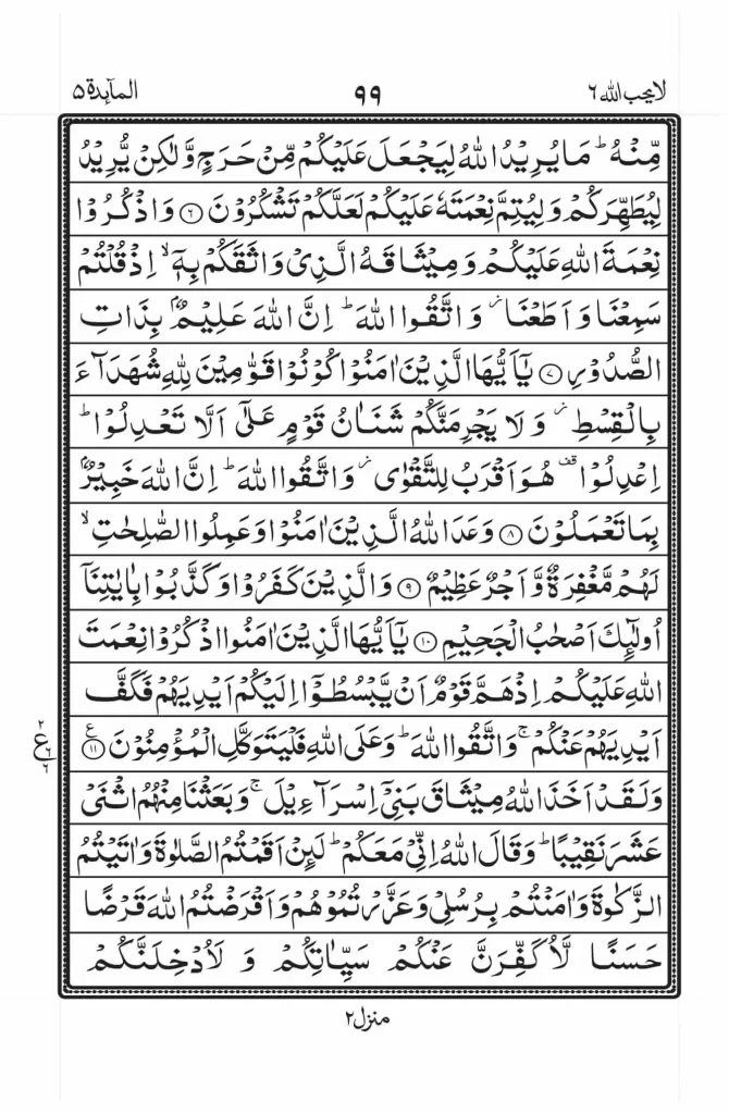 Surah Maidah Read Online 3